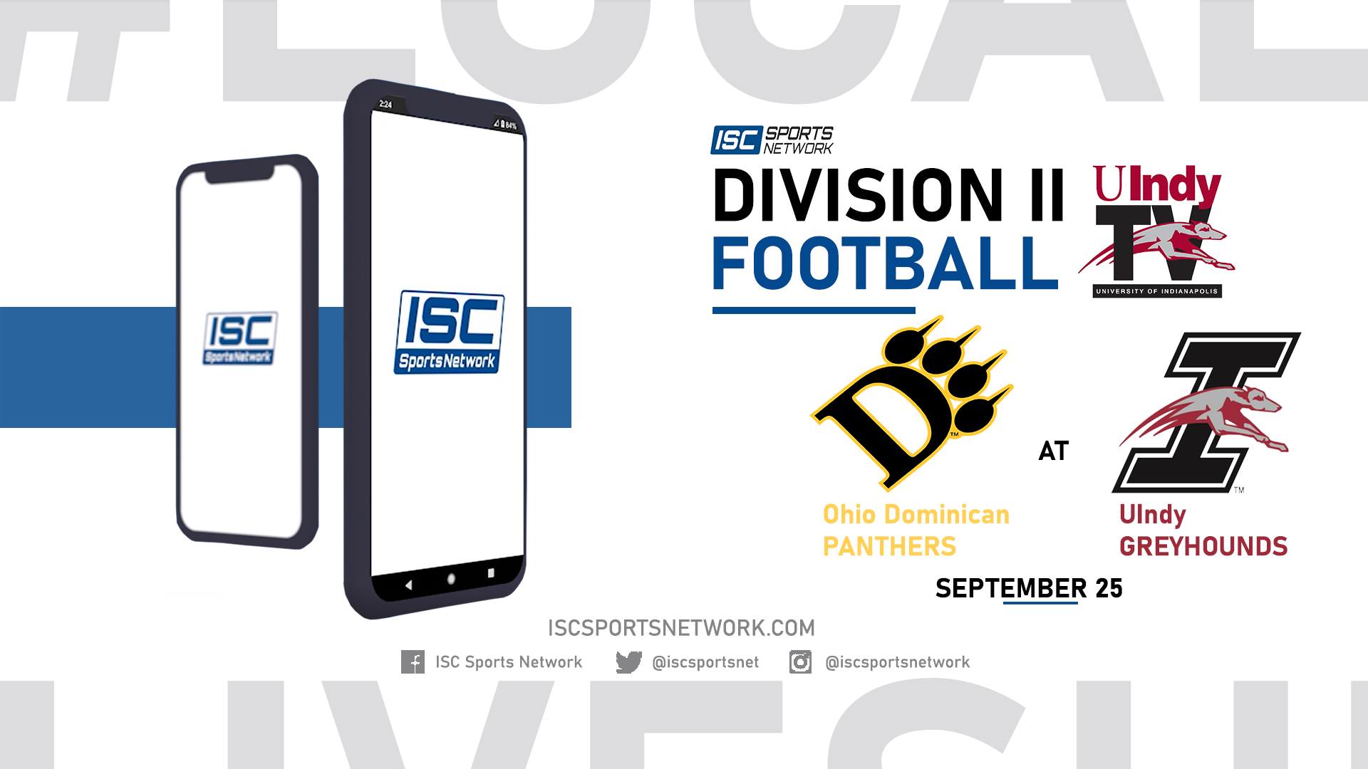 2021 CFB Ohio Dominican at UIndy (UINDY TV) 9/25