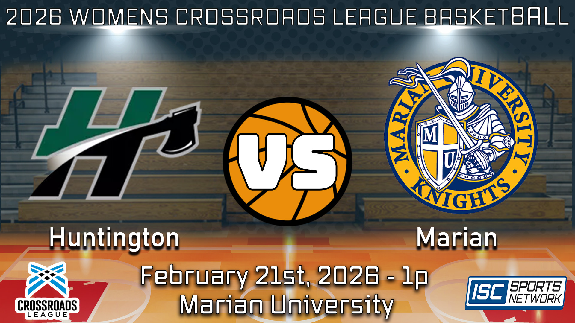 2026 WCBB Huntington at Marian - 02/21
