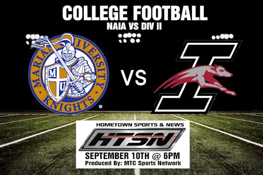 2016 CFB UIndy at Marian 9/10