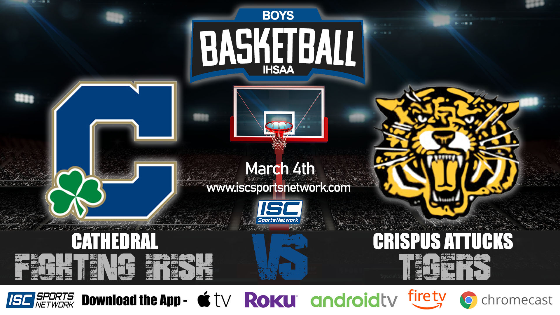 2020 IHSAA BBB Cathedral vs Indianapolis Attucks