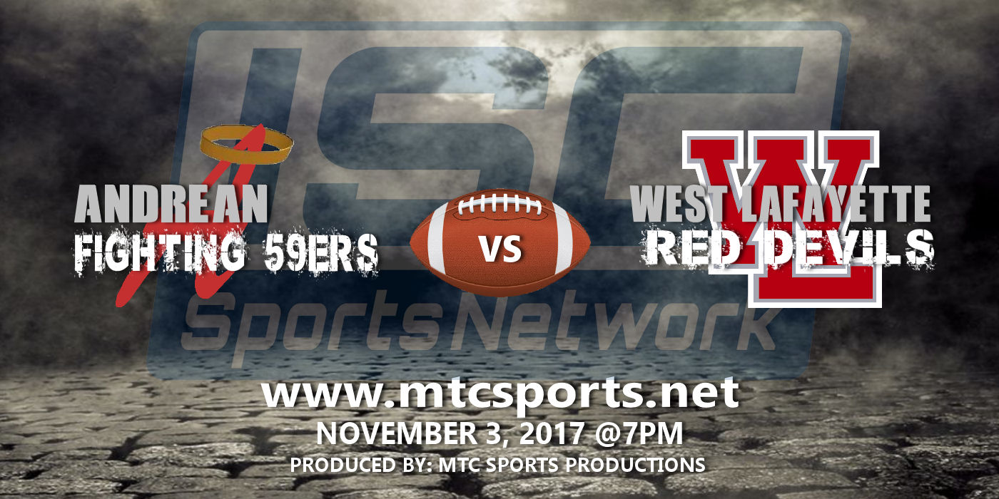 2017 IHSAA FB Andrean at West Lafayette