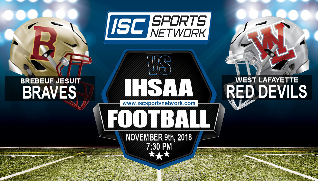 2018 IHSAA FB Brebeuf Jesuit at West Lafayette
