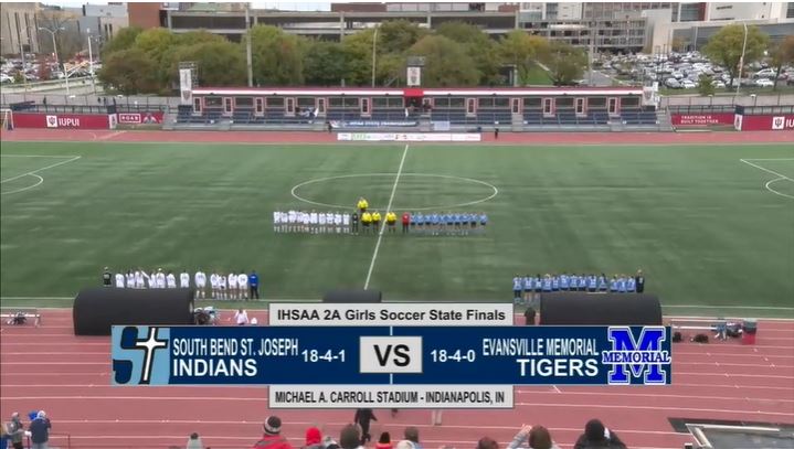 2017 IHSAA GS South Bend St. Joseph vs. Evansville Memorial 10/28