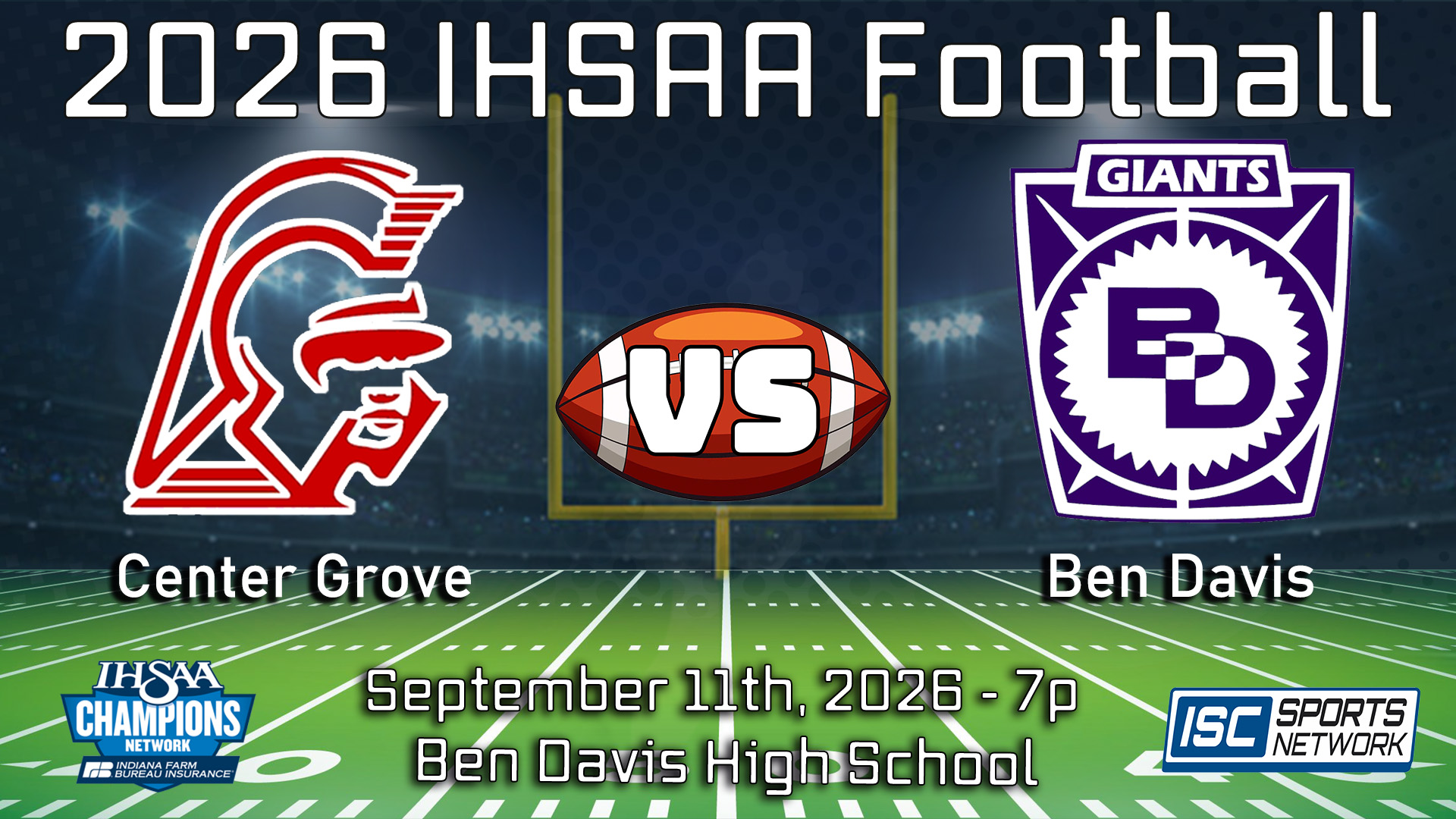 2026 FB Center Grove at Ben Davis