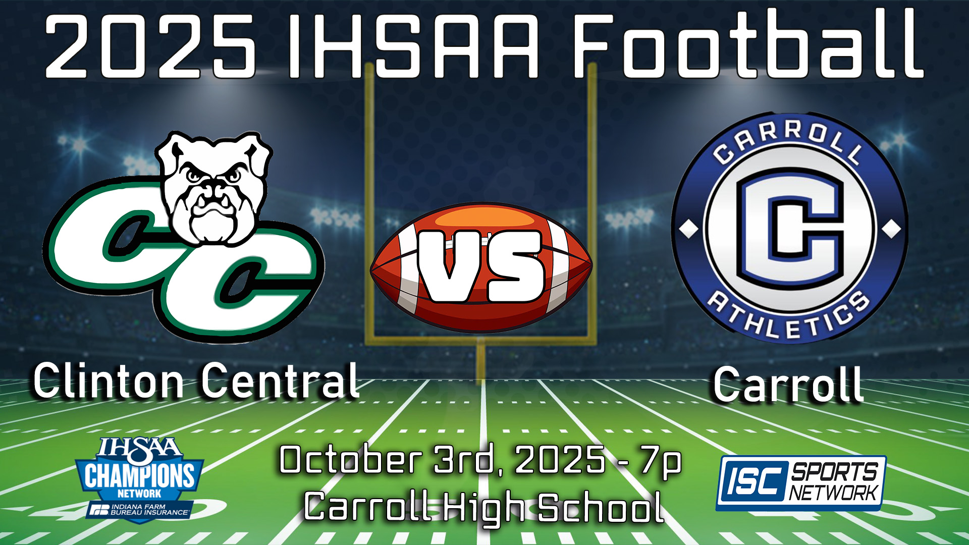 2025 FB Clinton Central at Carroll 10/03