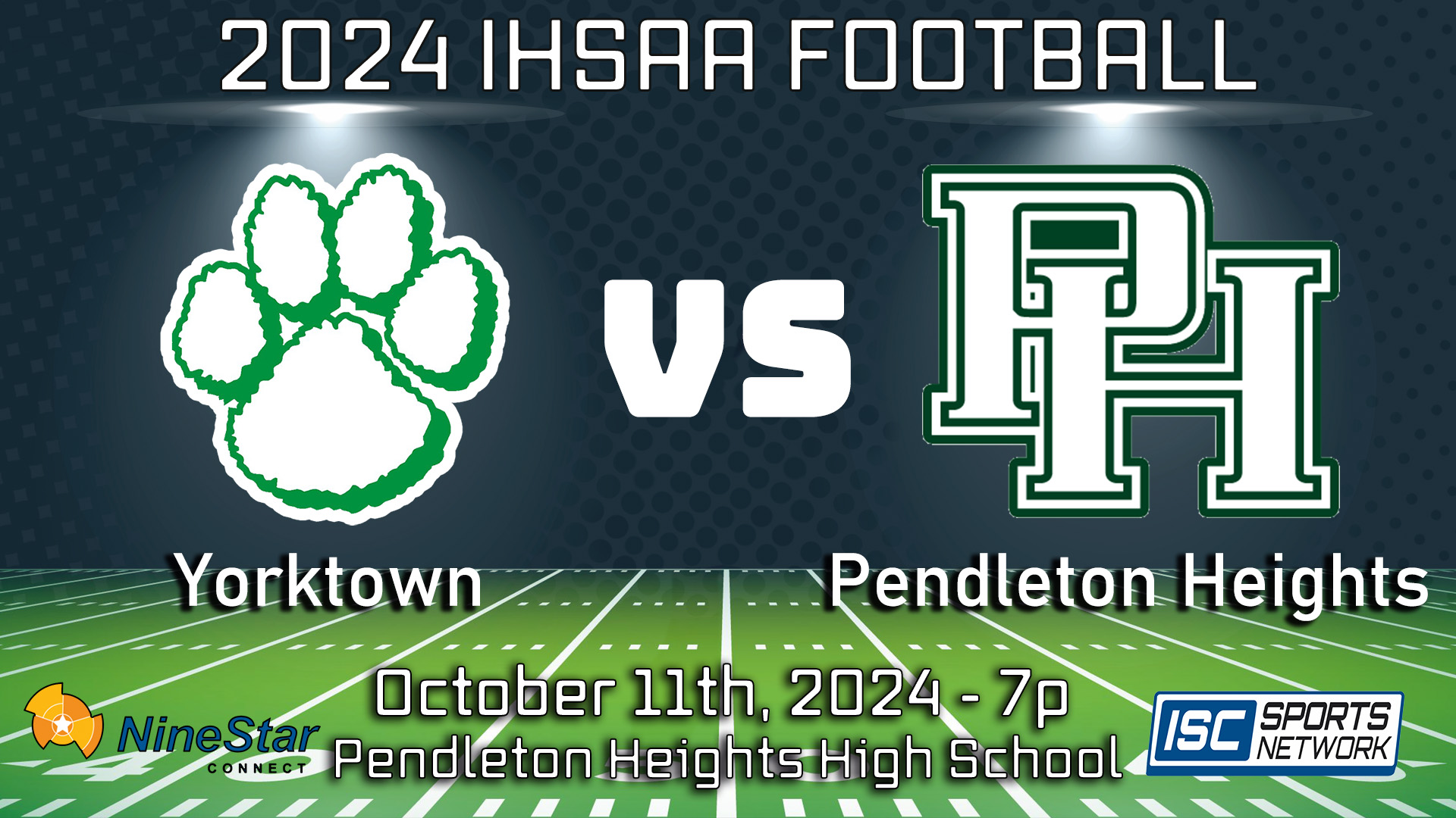 2024 FB Yorktown at Pendleton Heights - 10/11