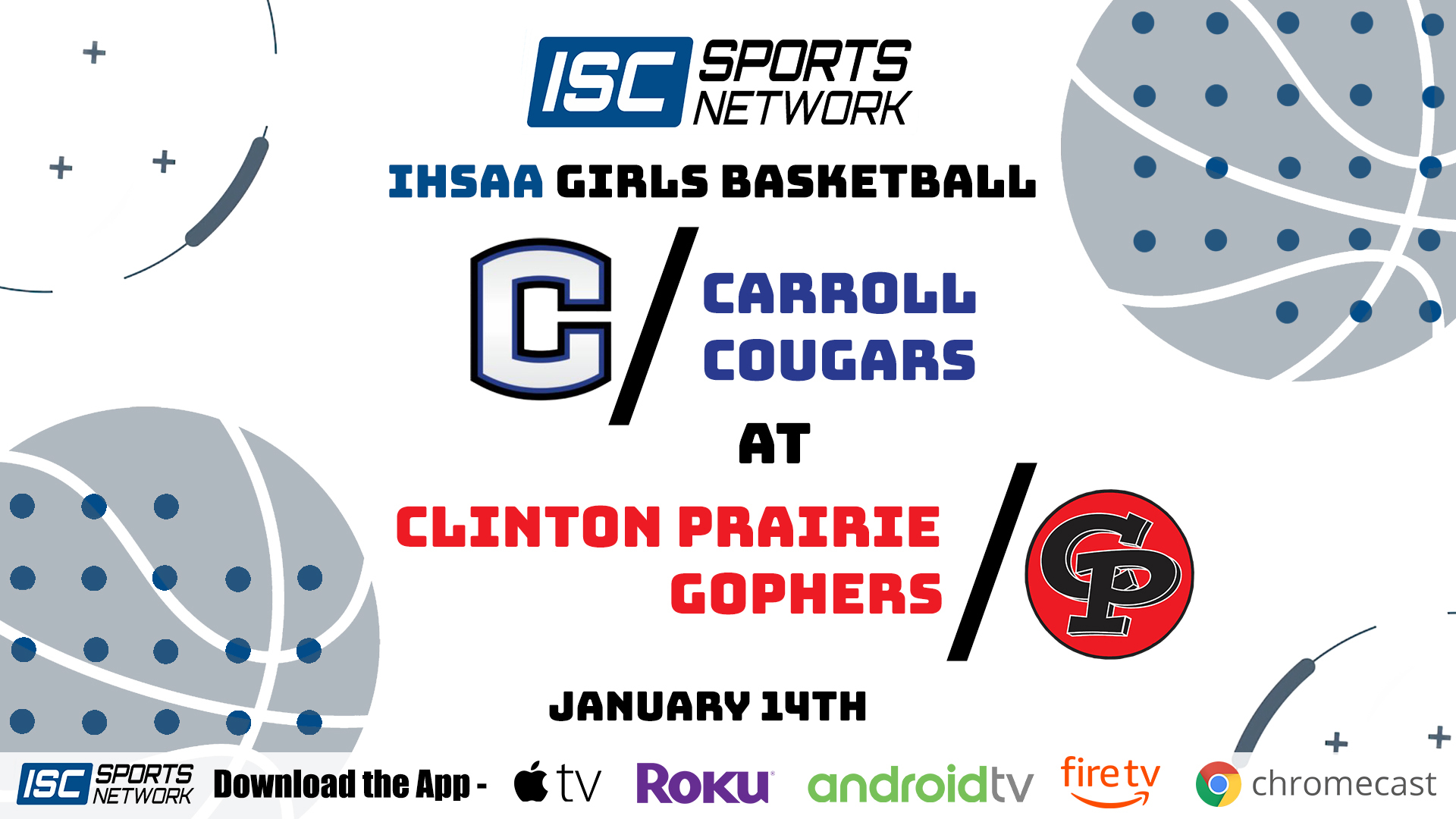 2021 GBB Carroll at Clinton Prairie 1/14