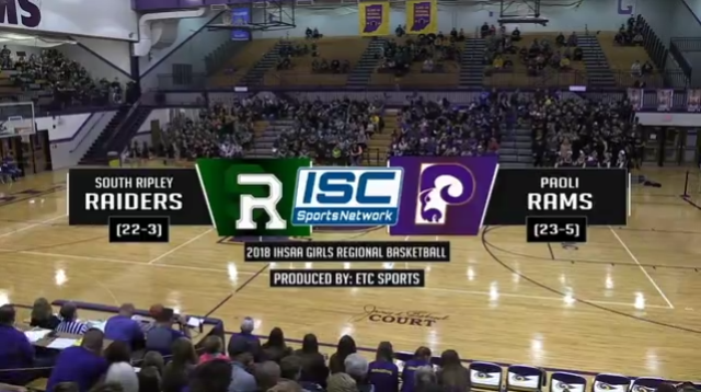 2018 IHSAA GBB South Ripley vs Paoli