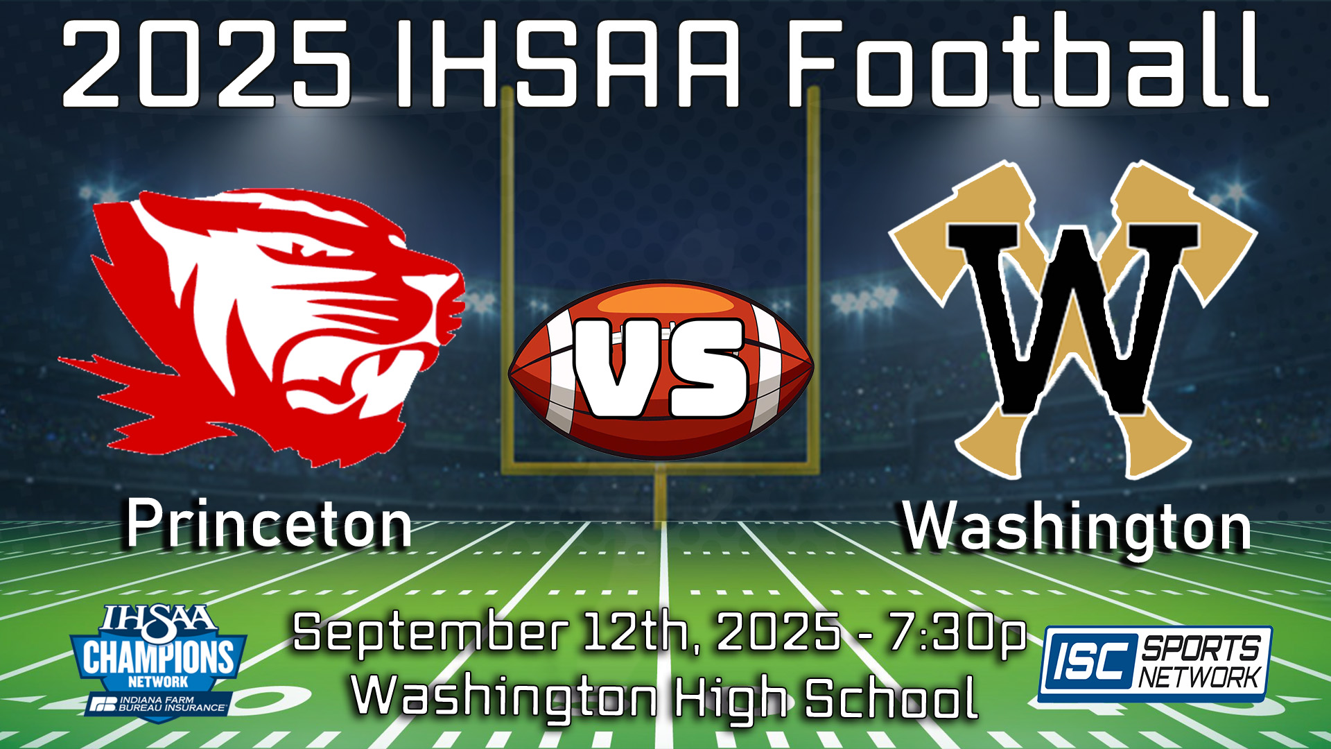 2025 FB Princeton at Washington - 09/12