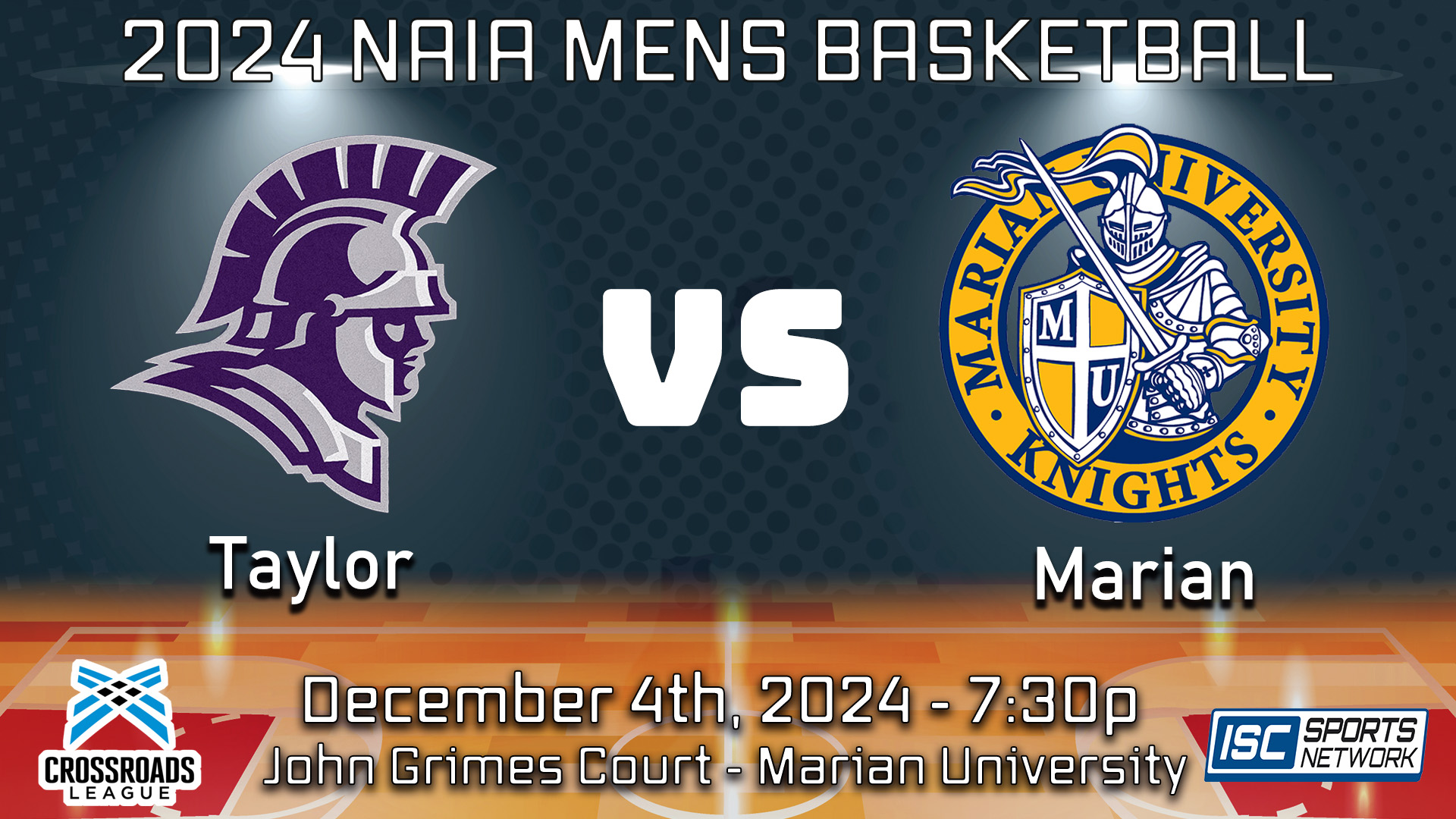 2024 MBB Taylor at Marian - 12/04