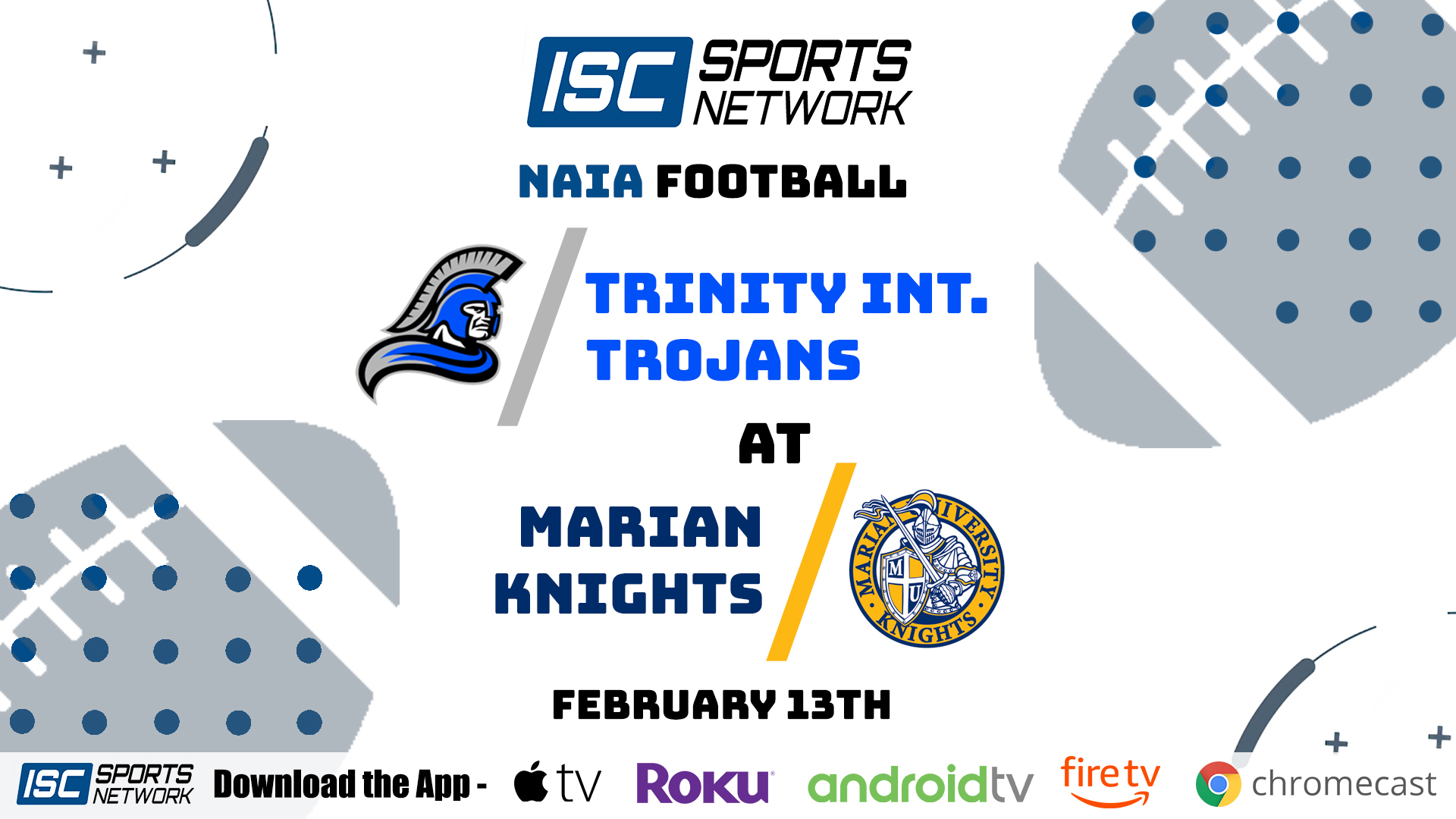 2021 CFB Trinity International at Marian 2/13