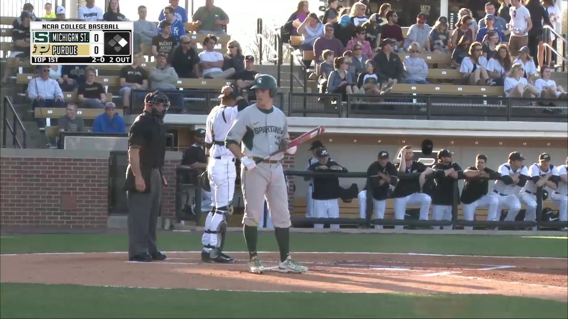2016 BSB Michigan State at Purdue - Game 1