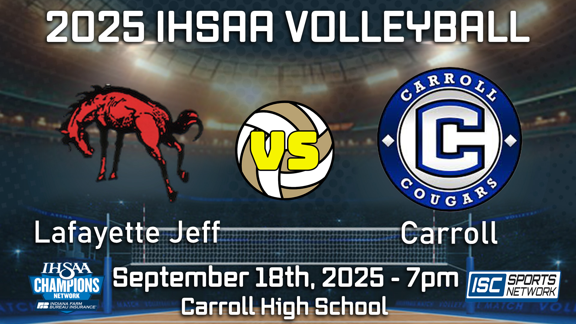 2025 GVB Lafayette Jeff at Carroll - 09/18