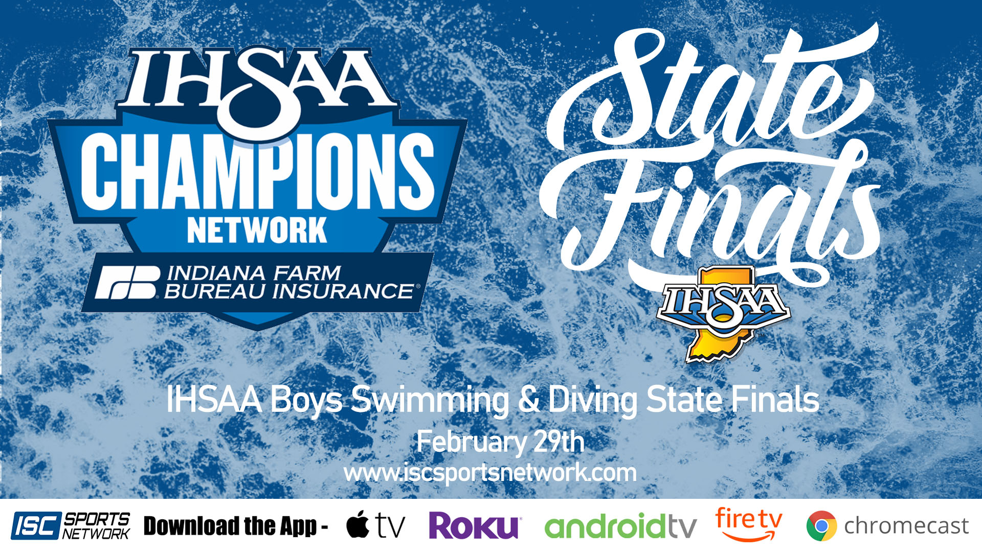 2020 IHSAA SWIM Boys Swimming and Diving State Finals 2/29