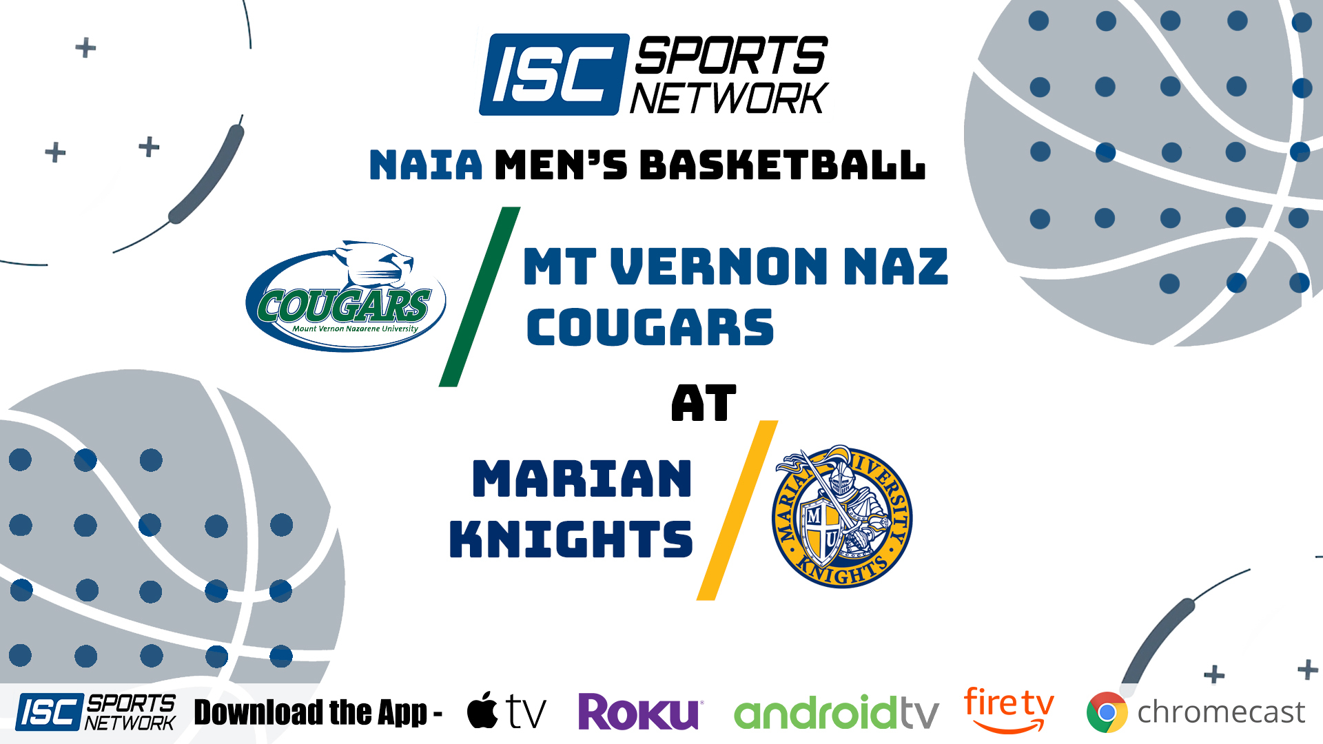 2020 MBB Mount Vernon Nazarene at Marian