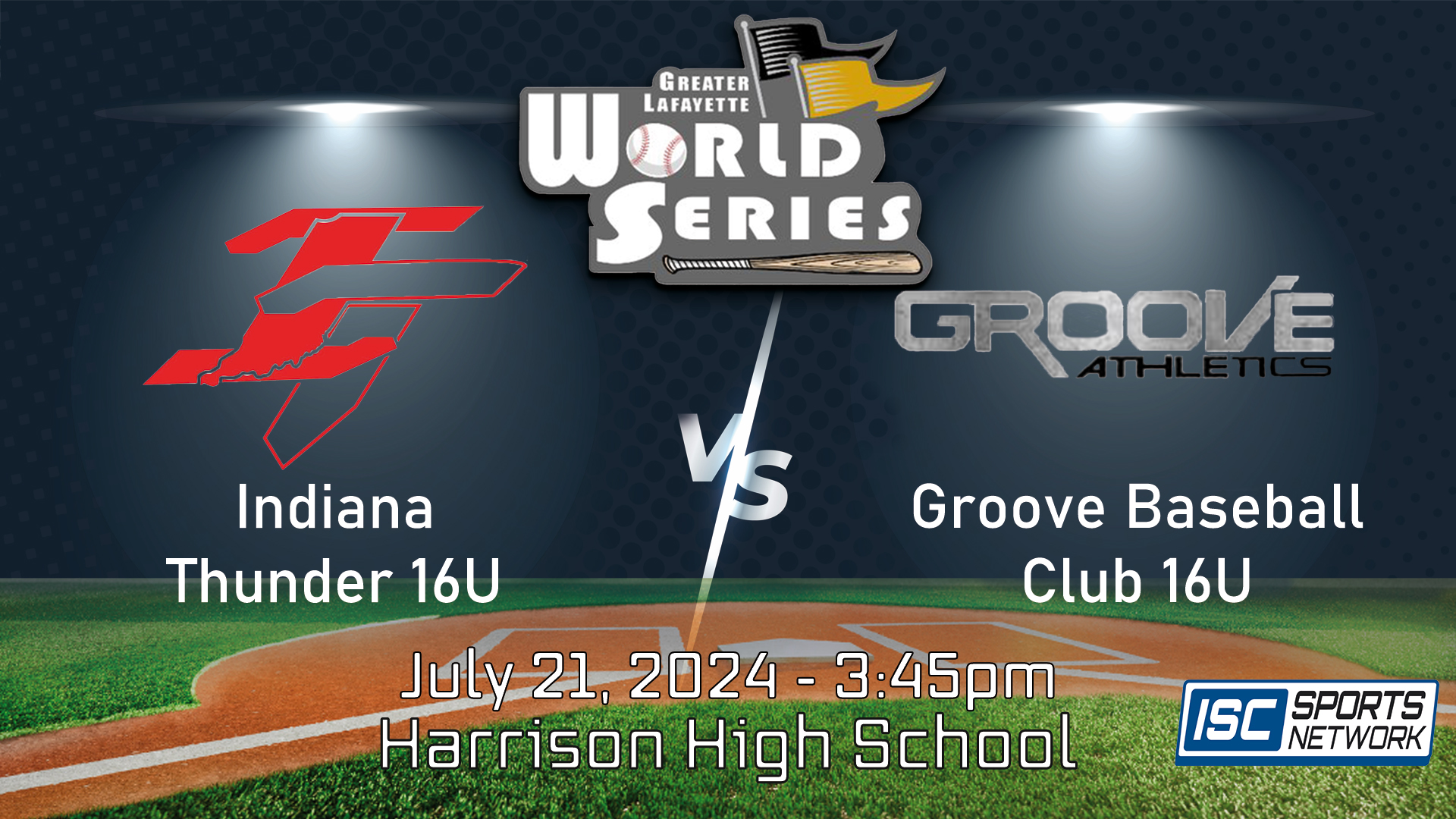 2024 GLWS BSB Indiana Thunder 16U vs Groove Baseball 16U 7/21