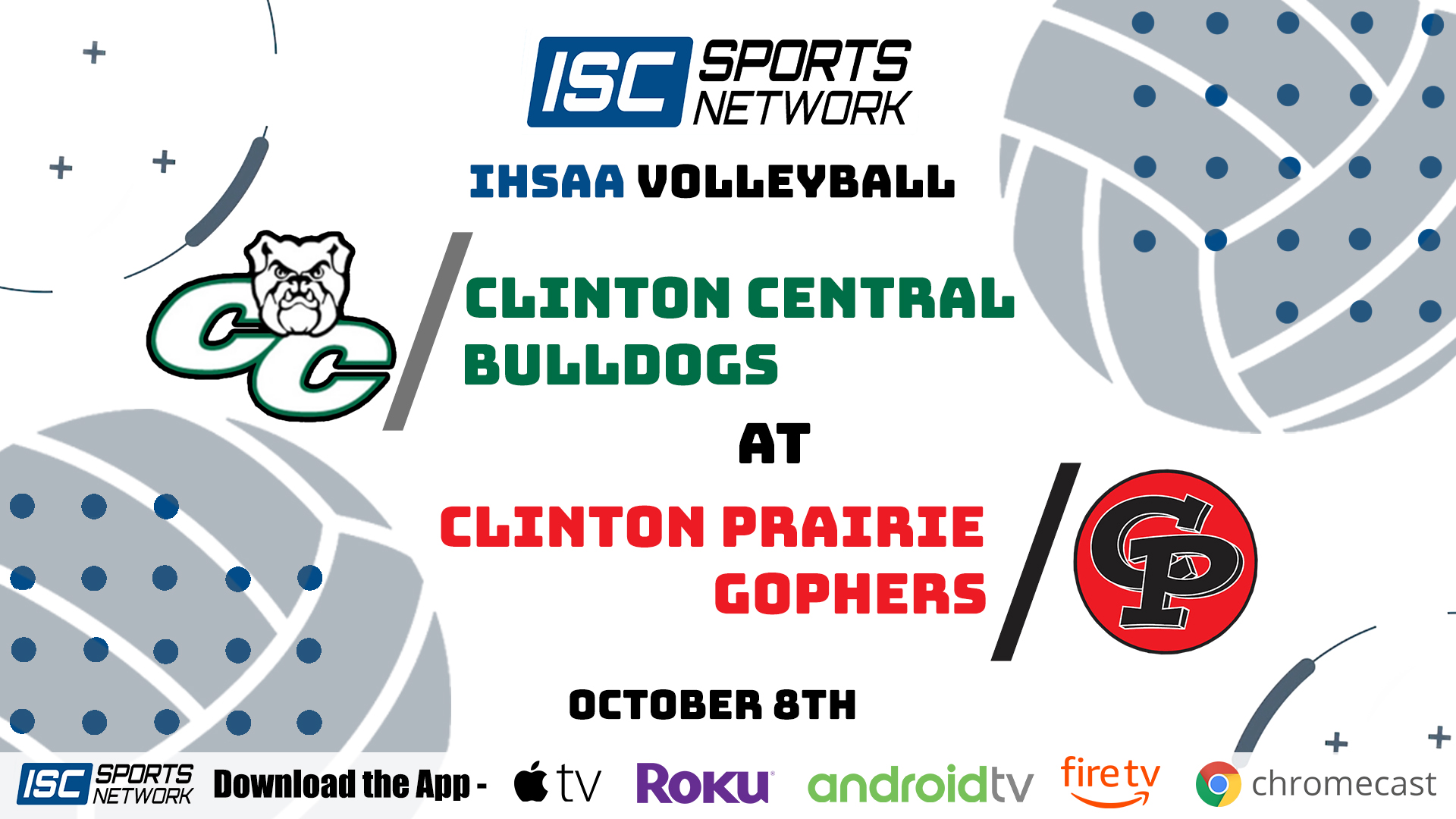 2020 GVB Clinton Central at Clinton Prairie 10/8