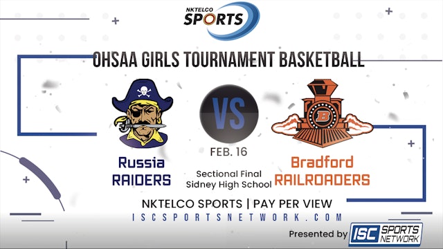 2023 OHSAA GBB Russia vs Bradford 2/16