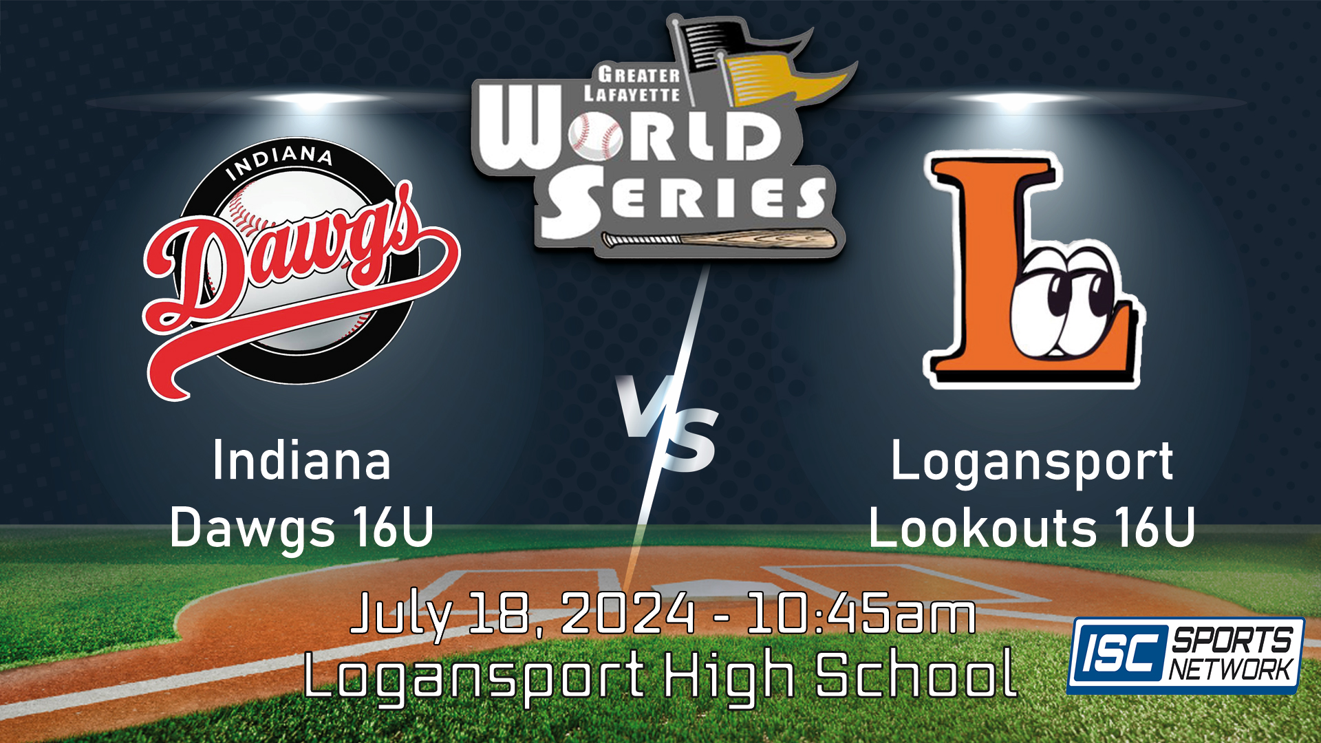 2024 GLWS BSB Indiana Dawgs vs Logansport Lookouts 16U 7/18