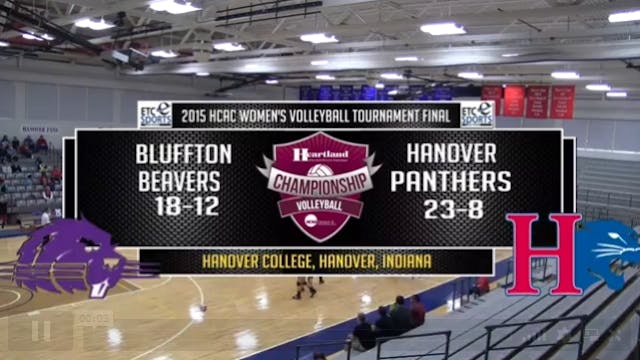2015 WVB Bluffton vs Hanover