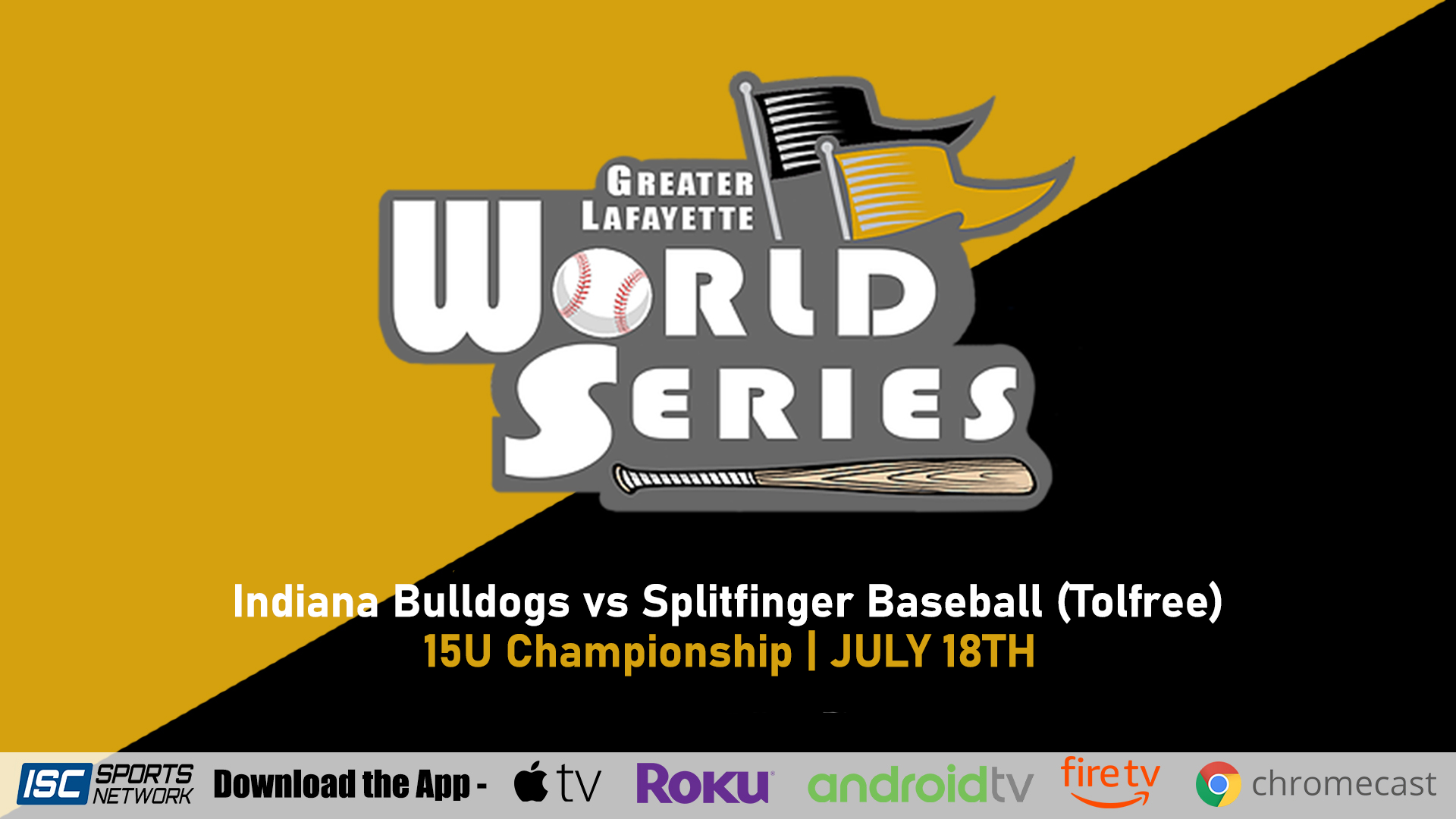 2022 GLWS BSB 15U Championship - Indiana Bulldogs vs Splitfinger (Tolfree) 7/18