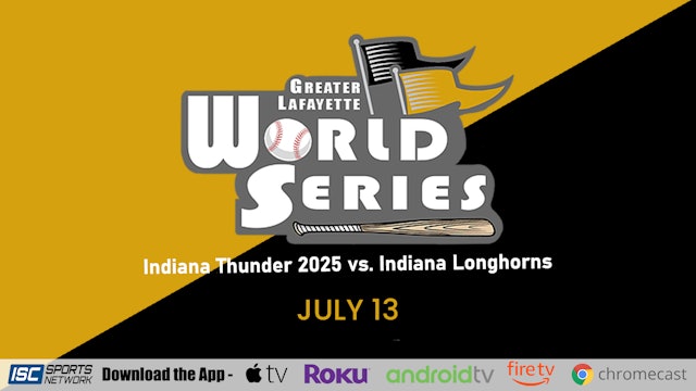 2023 GLWS BSB Indiana Thunder 2025 vs. Indiana Longhorns 7/13