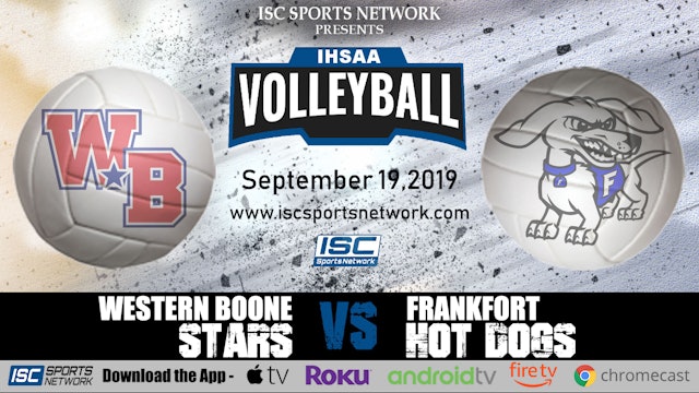 2019 GVB Western Boone at Frankfort 9/19