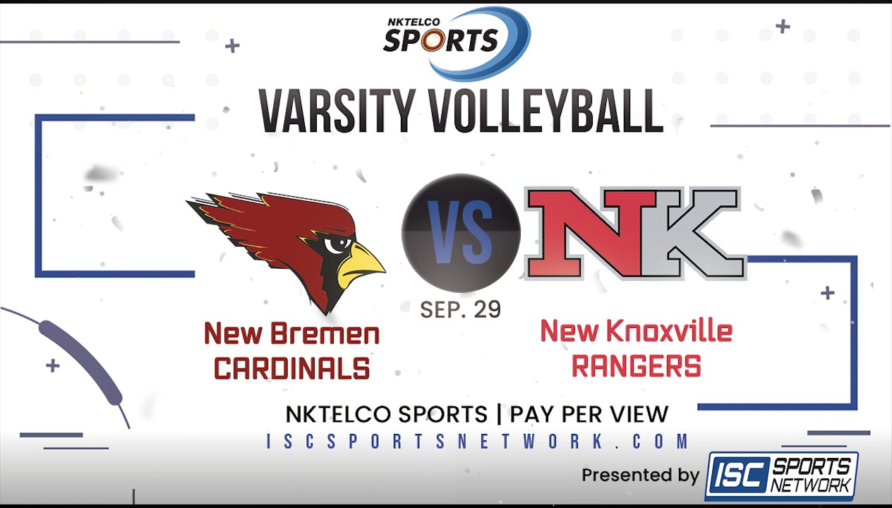 2022 GVB New Bremen at New Knoxville 9/29 202223 Season ISC Sports
