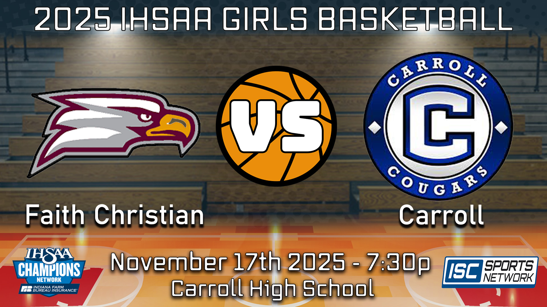 2025 GBB Faith Christian at Carroll - 11/17