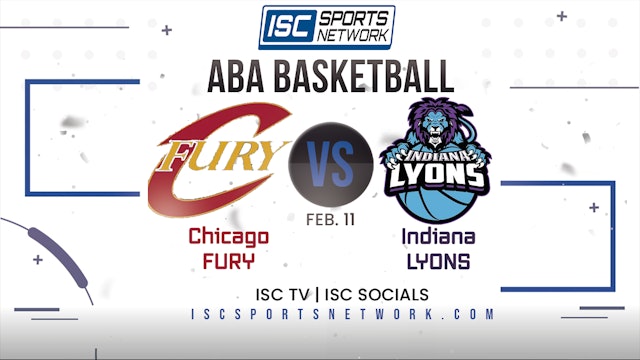 2023 ABA Chicago Fury at Indiana Lyons 2/11