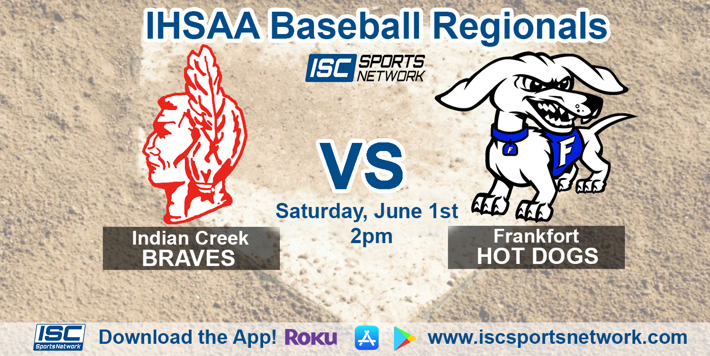 2019 IHSAA BSB Frankfort vs Indian Creek