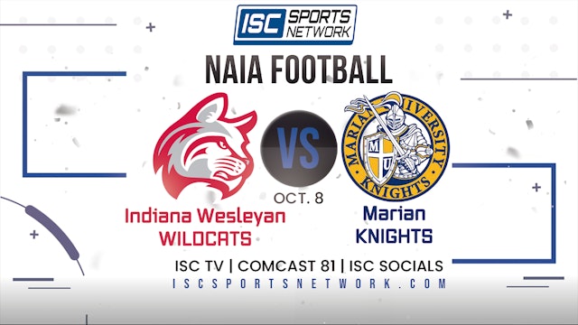 2022 CFB Indiana Wesleyan at Marian 10/8