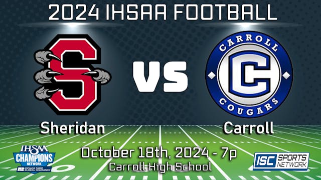 2024 FB Sheridan at Carroll - 10/18