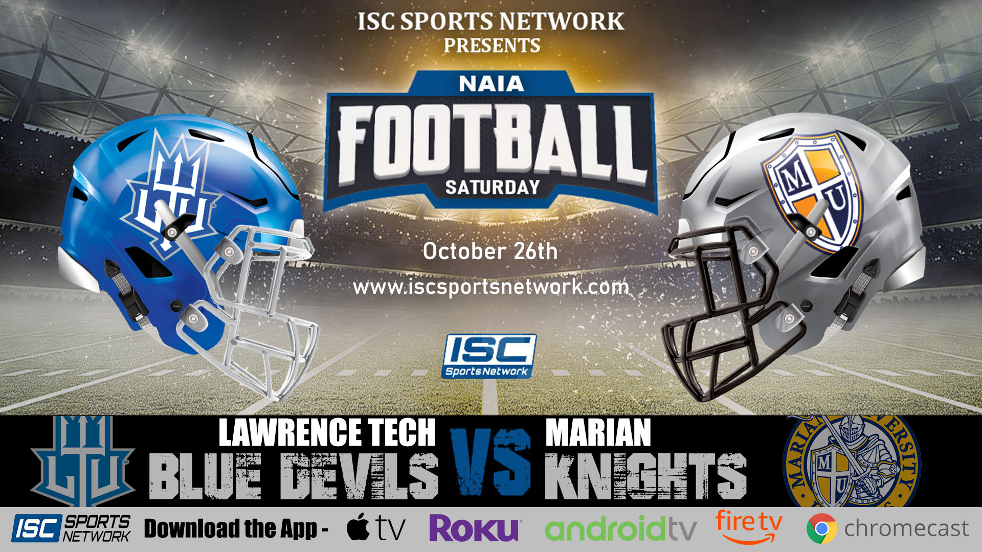 2019 CFB Lawrence Tech at Marian