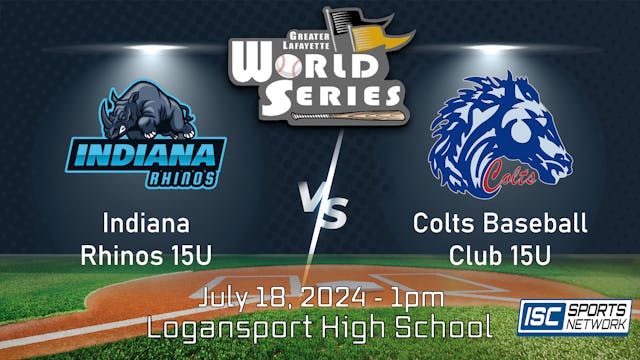 2024 GLWS BSB Indiana Rhinos vs Colts...