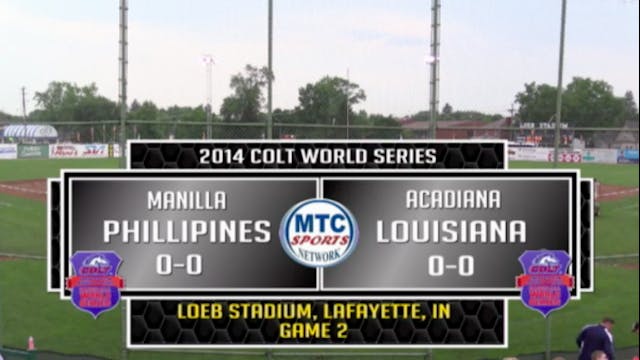 2014 CWS BSB Philippines vs Louisiana...