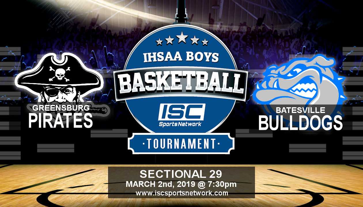 2019 IHSAA BBB Greensburg vs Batesville