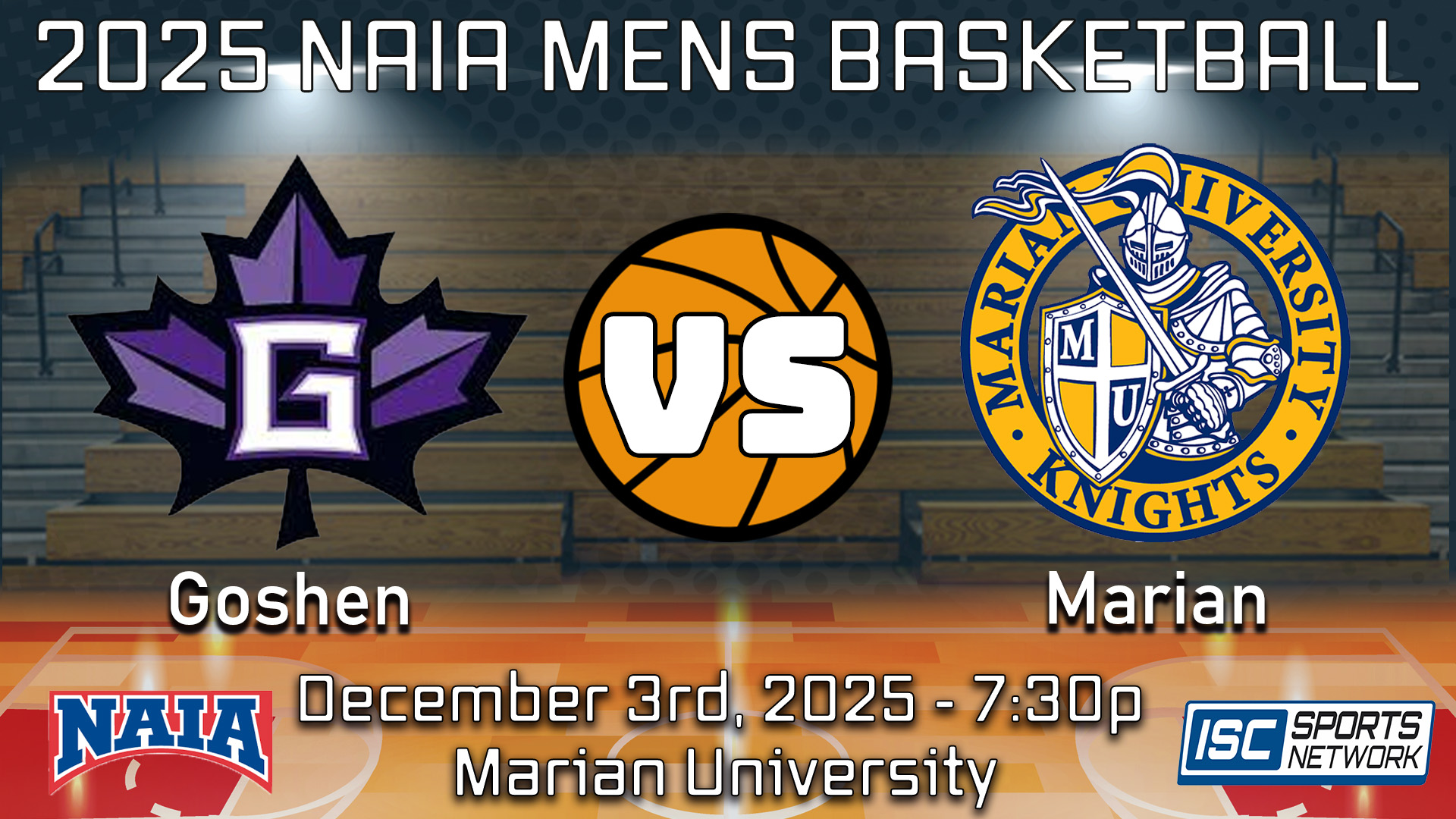 2025 MBB Goshen at Marian - 12/03