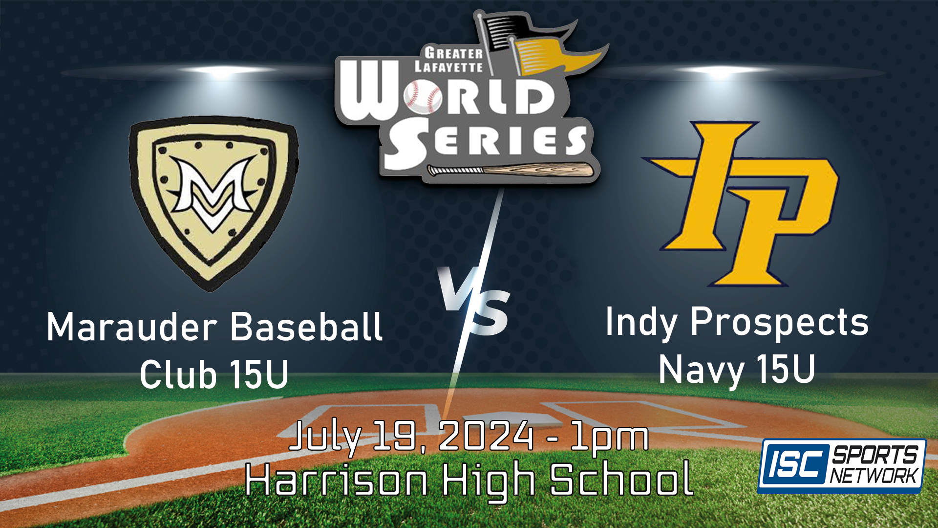 2024 GLWS BSB Marauder Baseball 15U vs Indiana Prospects Navy 15U 7/19
