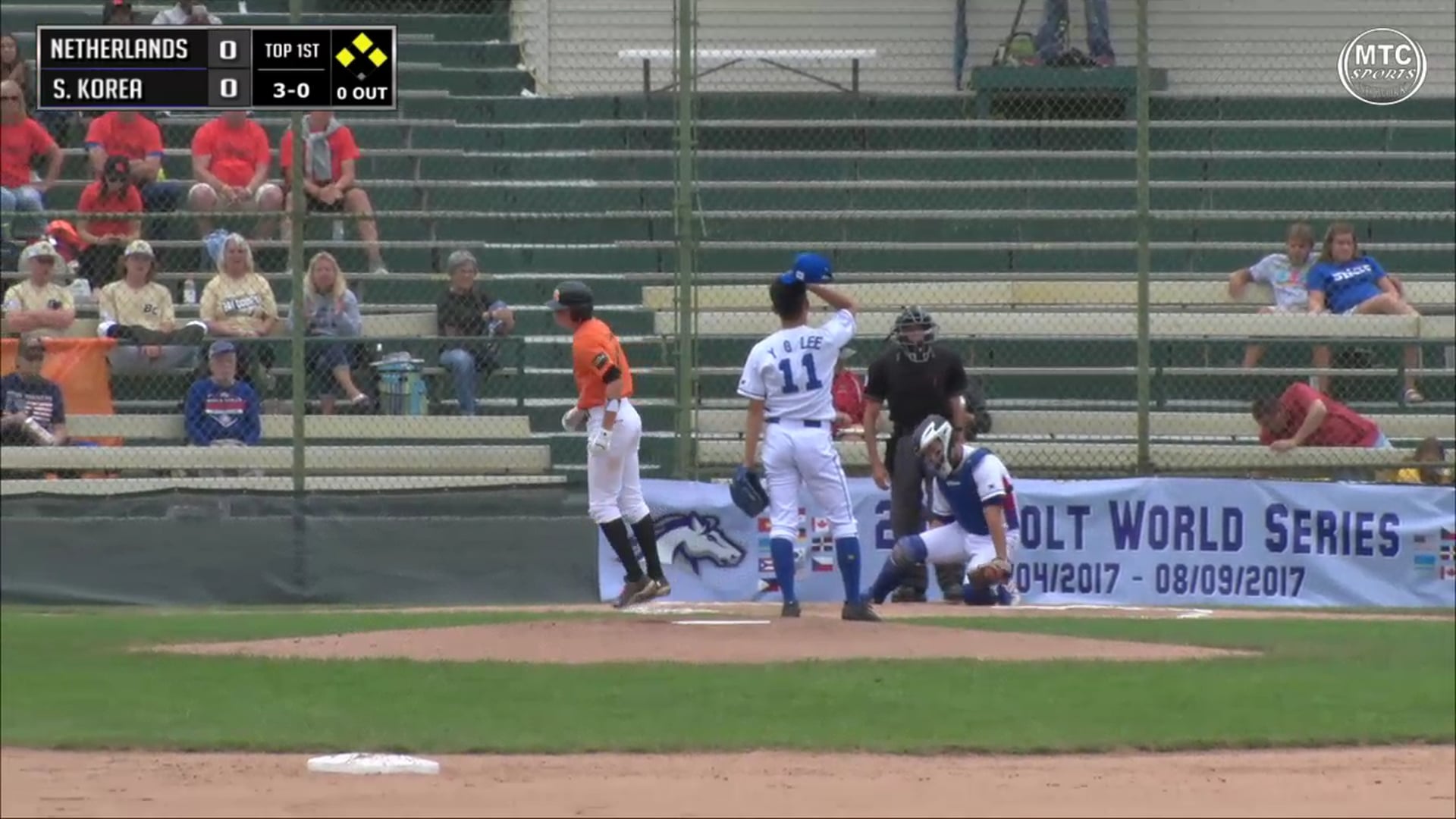 2017 CWS BSB Game 12 Netherlands vs South Korea
