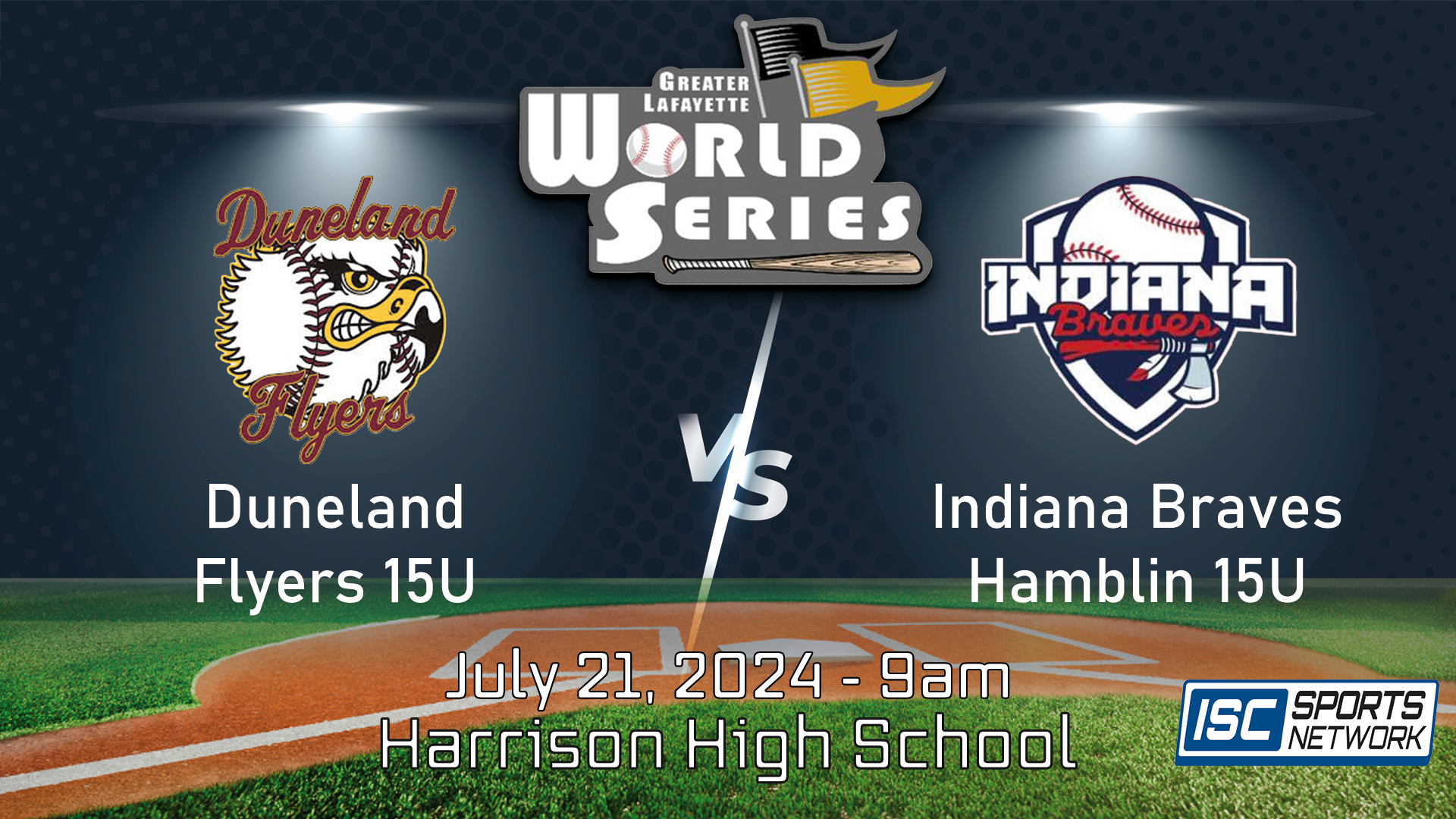 2024 GLWS BSB Duneland Flyers 15U vs Indiana Braves Hamblin 15U 7/21 