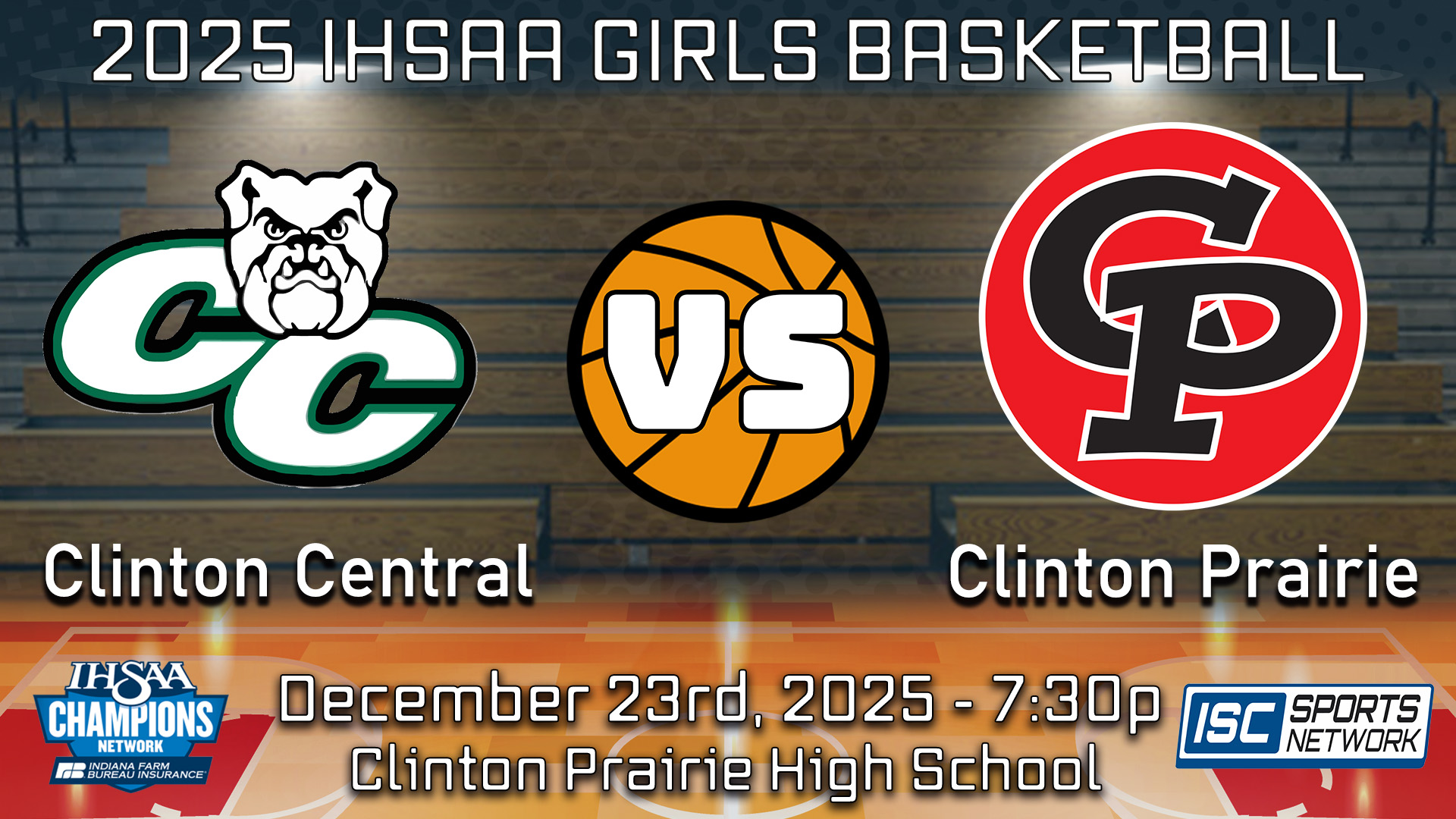 2025 GBB Clinton Central at Clinton Prairie - 12/23