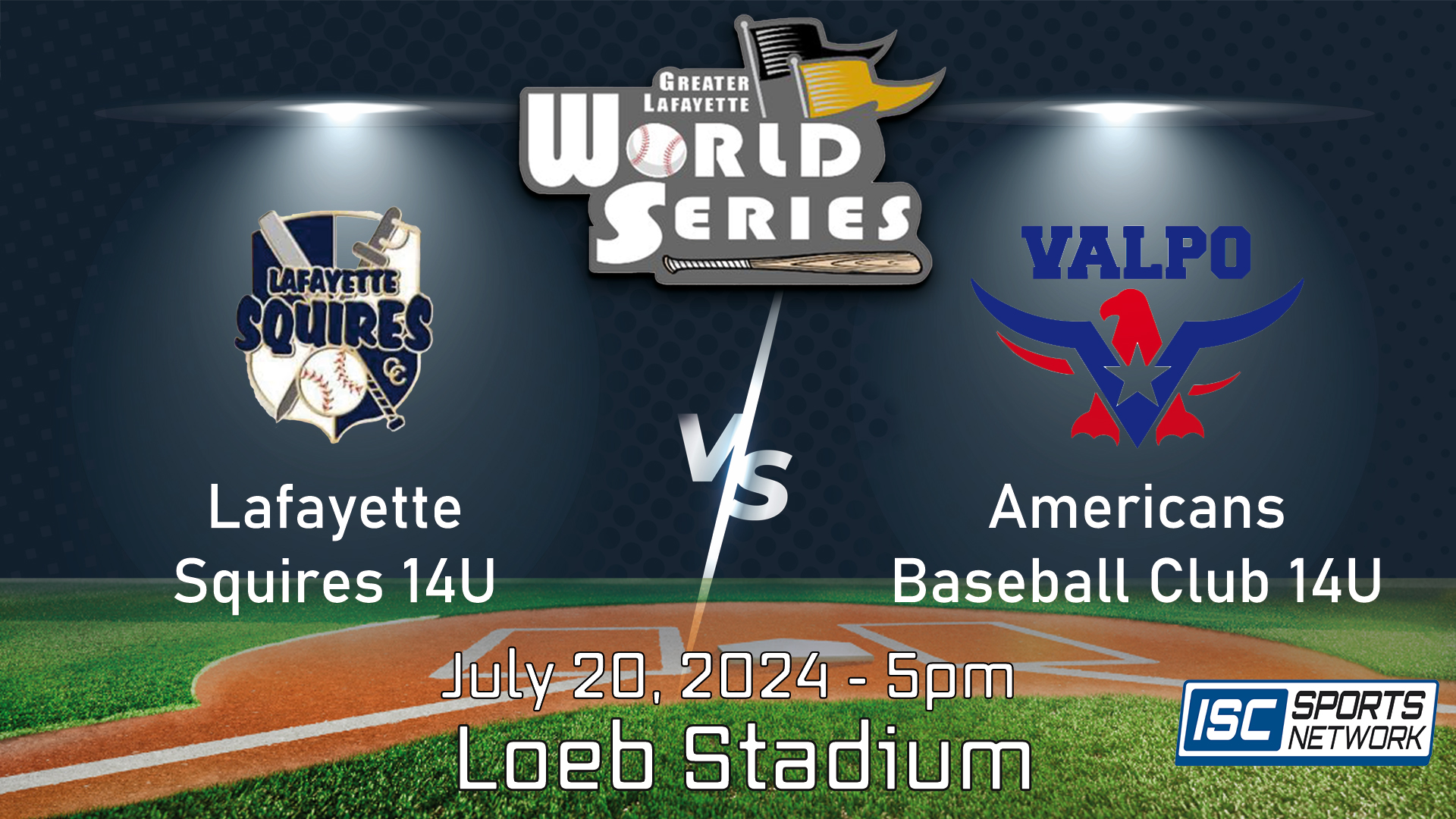 2024 GLWS BSB Lafayette Squires 14U vs Americans Baseball Club 14U 7/20
