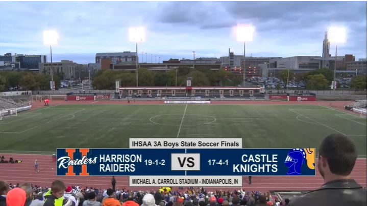2017 IHSAA BS Harrison vs Castle 10/27