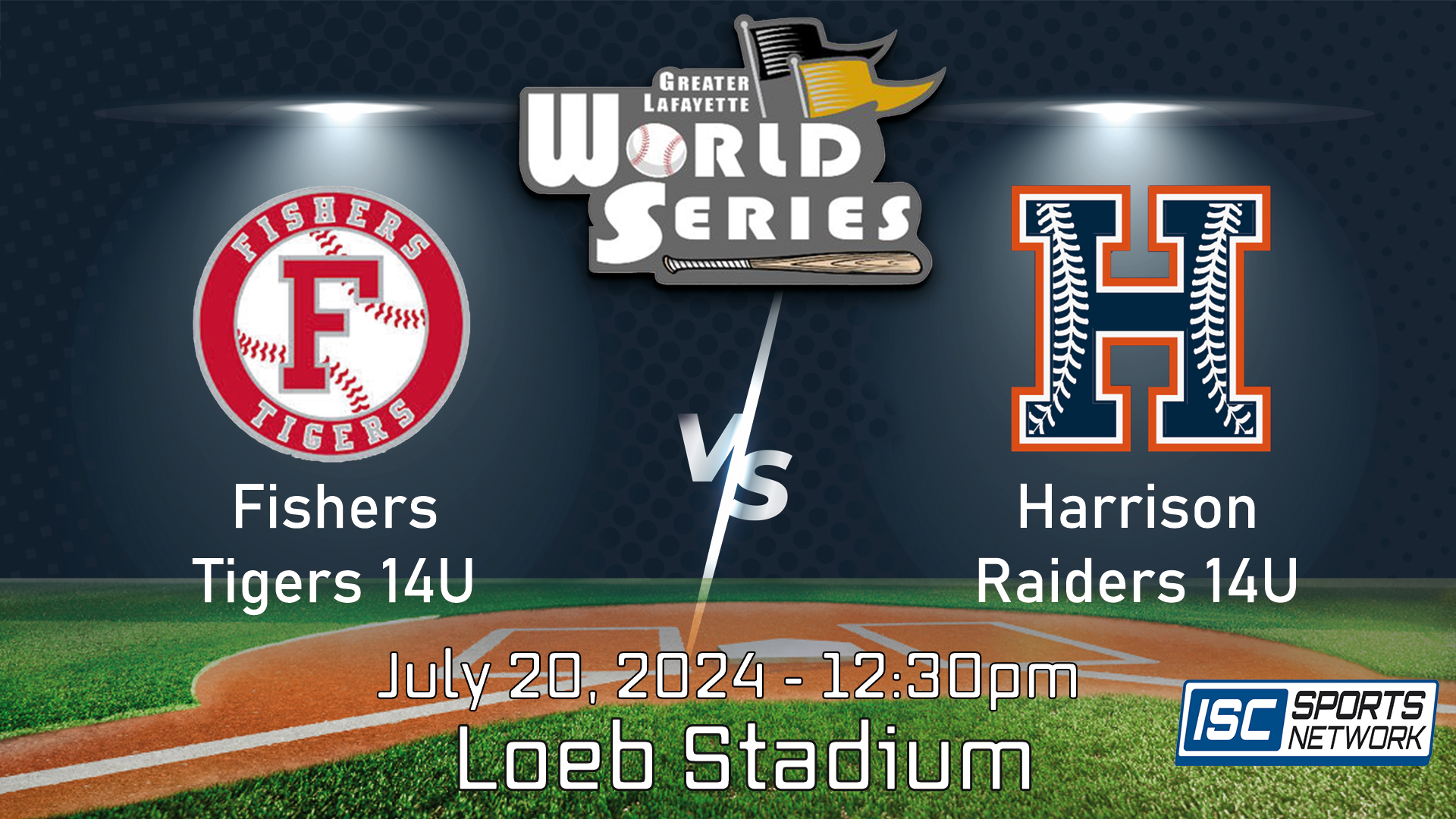 2024 GLWS BSB Fishers Tigers 14U vs Harrison Raiders 15U 7/20