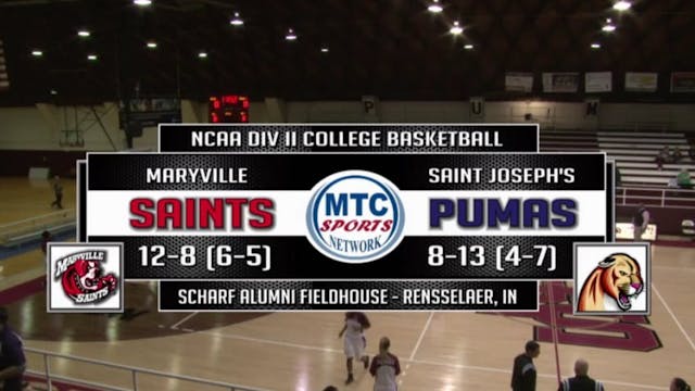 2015 WBB Maryville at St. Joseph's (IN)
