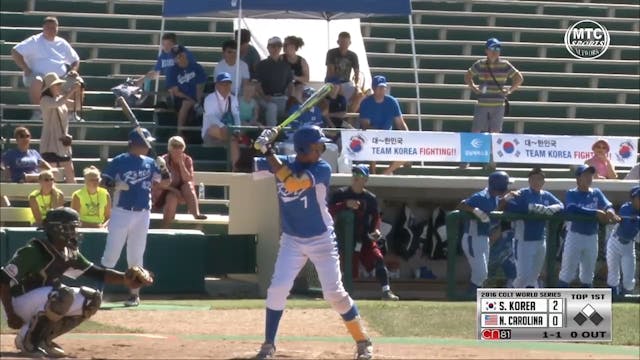 2016 CWS BSB Game 9 South Korea vs No...