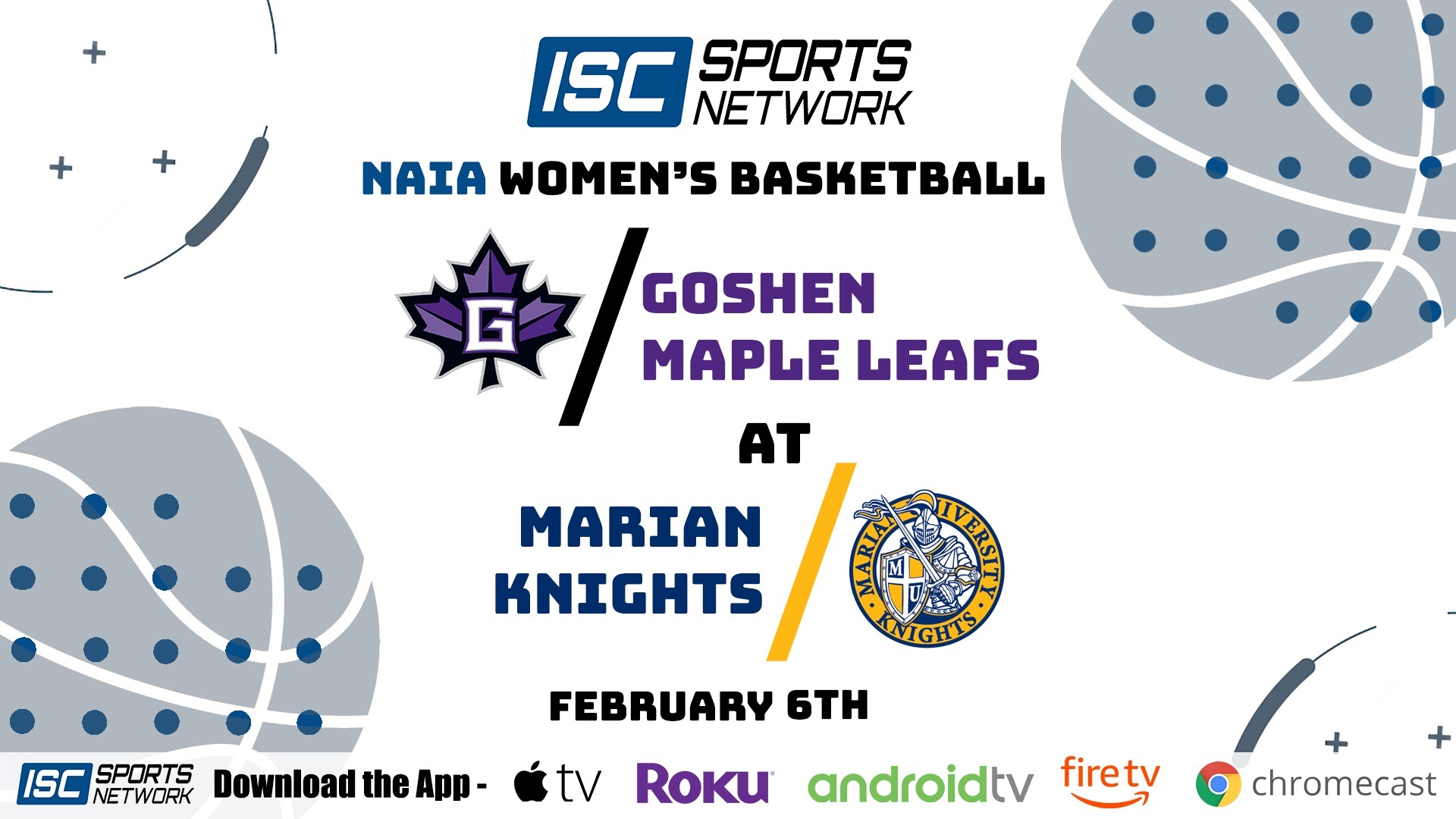 2021 WBB Goshen at Marian 2/6