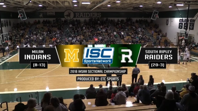 2018 IHSAA GBB Milan at South Ripley