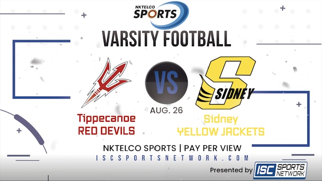 2022 FB Tippecaoe at Sidney 8/26